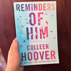 'Reminders of Him' Novel - Blue and Pink Cover